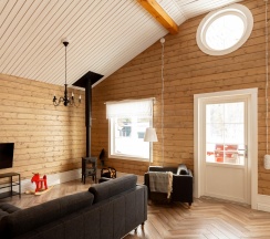 Скандинавский дом с видом на озеро в Forrest Lodge Karelia