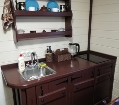 Дом с баней и мангальной зоной в Гостевой дом Фроловых