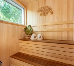Коттедж《Хьюгге》 с сауной и купелью "Фурако" (расположен в Логиново) в Сканди хаус