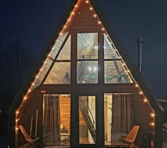 Коттедж улучшенный Aframe 2 в Chilla_villa_black