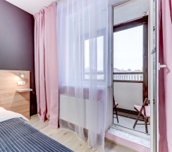 Апартаменты-студио ЖК "LIKE" (Метро Площадь Мужества, 10 минут пешком) в Rauktis apartments