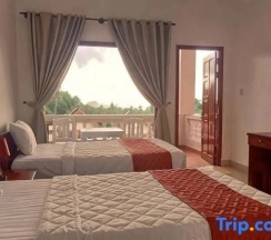 Двухместный номер Deluxe с видом на бассейн (2 отдельные кровати) в Hong Bin Bungalow Resort
