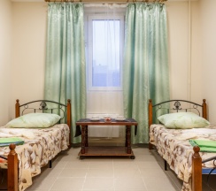 Кровать в общем номере (мужской номер) в Рус