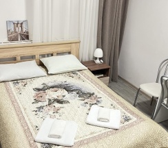 Номер стандарт с 1 двуспальной кроватью (цокольный этаж) в Kovensky