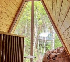 Дом A-frame в 4 сезона