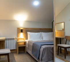 Номер эконом с 1 двуспальной кроватью (без окна) в Gesten hotel