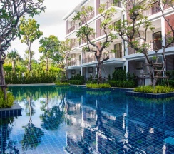 Люкс c 1 комнатой с видом на бассейн в The Title KR Beach Condotel Rawai Phuket