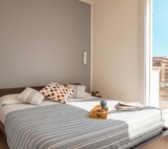 Двухместные семейные апартаменты c 1 комнатой двухъярусная кровать в Residence Sunrise Cesenatico