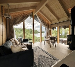 Лодж 2 с бесплатной сауной + Безлимитное посещение ЕлятыПарка в ЕлятыЛодж