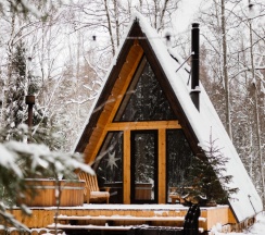 Дом №5 с панорамным видом в Deep Lake House