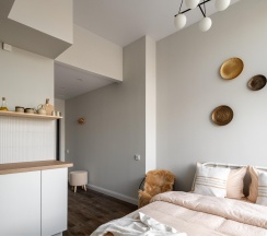 2-местные 1-комнатные апартаменты студия в Comfort life