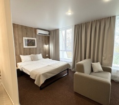 Люкс номер с 1 двухспальной кроватью + 2 спальных места в Veranda