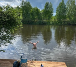 Двухместный номер Standard с красивым видом из окна двуспальная кровать в Земляничная поляна