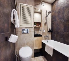 2к апартаменты на 6 чел у метро Киевская рядом с Москва-Сити в Апарт Комфорт