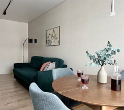 Евро-двухкомнатная квартира с красивым видом в ЖК "LEGENDA ГЕРОЕВ" в Rauktis apartments