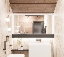 Коттедж VIP с балконом в Плавное течение