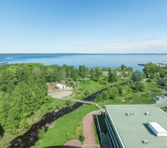 Стандартный одноместный номер с видом на озеро в Карелия