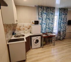 1-комнатные апартаменты студия с 1 односпальной кроватью и диваном-кроватью в Студия Роза