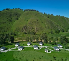 Шале c двумя раздельными кроватями 1-я линия в Маральник Altai Palace