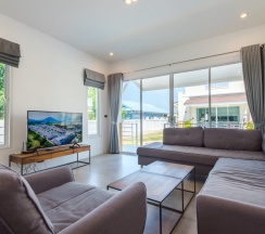 Вилла Deluxe с 2 комнатами с красивым видом из окна в Отель The Oriental Beach Pearl