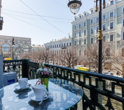 Стандарт с двуспальной кроватью и балконом в Orfei Hotel