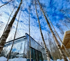 Дом с 1 спальней, беседкой и мангалом в Мы дома-Зеркальный лес