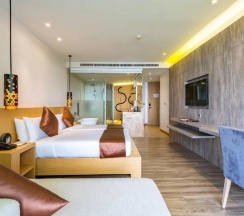 Двухместный номер Deluxe с панорамным видом двуспальная кровать в Crest Resort & Pool Villas