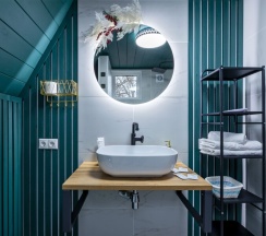 Aframe Luxe White | Банный чан на территории в Берёзовая роща