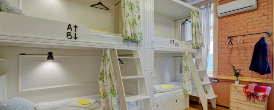 8 местный общий DORM(№1) в Good Mood Hostel