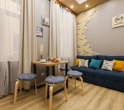 Двухместные апартаменты (двуспальная кровать) в Апартаменты J&N Apartments Ленина 18