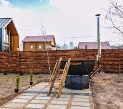 House 2|Банный чан на территории в Берёзовая роща