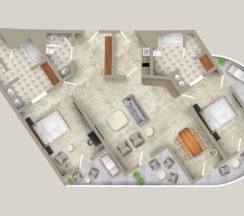 Executive Suite Sea View в Funf Luxury Resort&SPA Anapa Miracleon