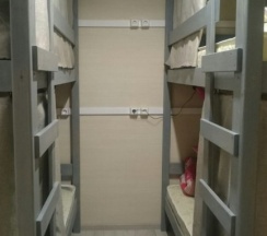 Кровать в общем номере в Хостел3952 на Марата