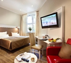 Двухместный номер Standard с видом на город 2 отдельные кровати в Hotel Domicil Hamburg by Golden Tulip