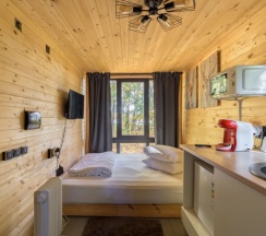 Мини-дом на двоих с панорамными окнами в Дурыкино