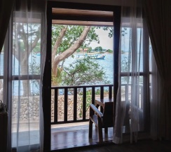 Двухместная вилла с видом на море (двуспальная кровать) в The C Samet Beach Resort
