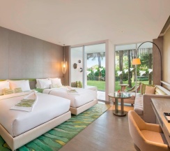 Четырёхместный номер Wonderful Garden Escape с балконом в W Bali - Seminyak