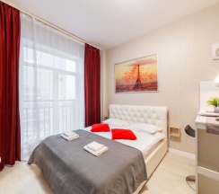 Стандартная студия с кроватью King size в Pulkovo Apart