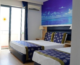 Одноместный номер Standard с видом на море двуспальная кровать в Club Aqua Plaza