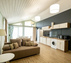 Барнхаус с личной сауной и мангальной зоной в Веслево Клуб