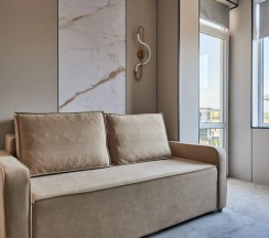 Двухместные апартаменты Comfort c 1 комнатой с балконом и с красивым видом из окна (двуспальная кровать) в Дачный квартал