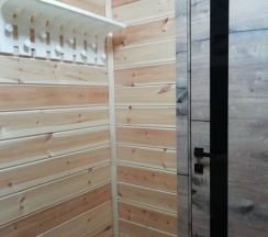 Студия с красивым видом из окна в Раш