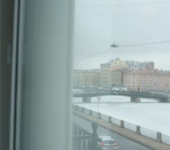 Студия с видом на Фонтанку в Piter inn