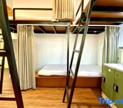 Кровать в общем номере (мужской номер) в Bayhouse Hostel Penghu