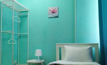 Небольшой с 2 раздельными кроватями в Hostel Vega