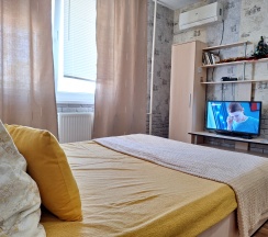 Апартаменты с балконом в Уютное место у реки