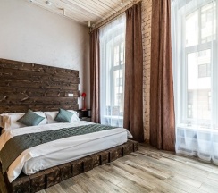 Номер с кроватью размера "king-size" в Loft Garden