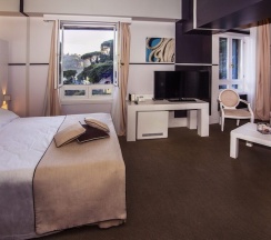Четырёхместный номер Deluxe с видом на море в Hotel Piccolo Portofino