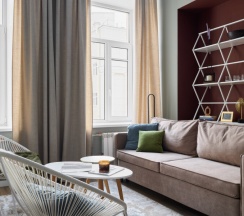 Двухкомнатные апартаменты ЛЮКС в Tuchkov hotel