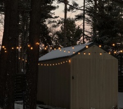Коттедж с 2 комнатами с красивым видом из окна в Hygge Barn
